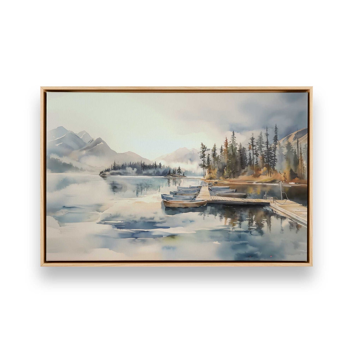 [Color:American Maple], Picture of art in a American Maple frame