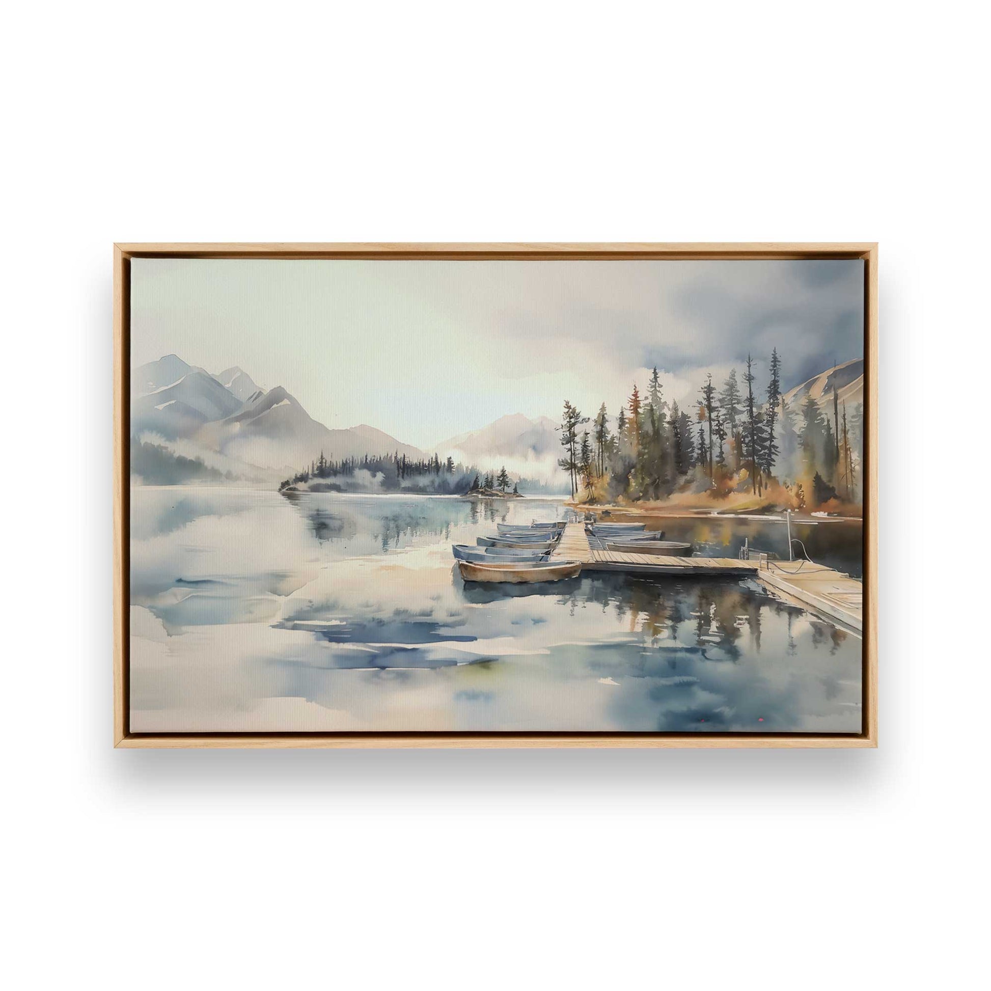 [Color:American Maple], Picture of art in a American Maple frame