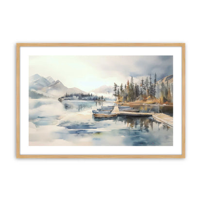 [Color:American Maple], Picture of art in a American Maple frame