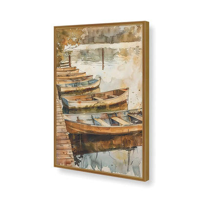 [Color:Polished Gold], Picture of art in a Polished Gold frame of the corner