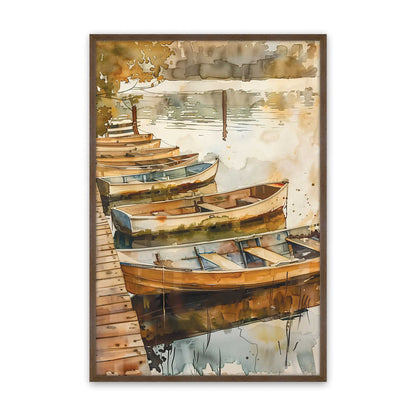 [Color:Walnut], Picture of art in a Walnut frame