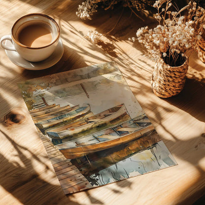 Canoes at Rest Print