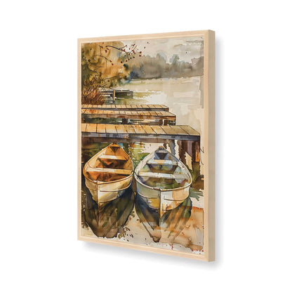 [Color:Raw Maple], Picture of art in a Raw Maple frame of the corner