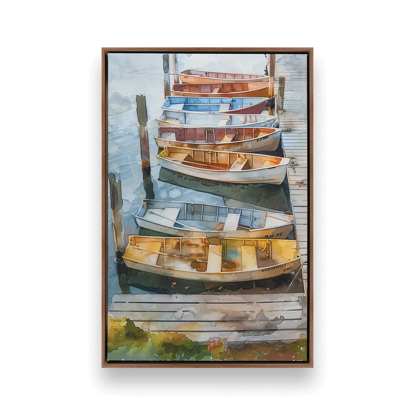 [Color:Walnut], Picture of art in a Walnut frame