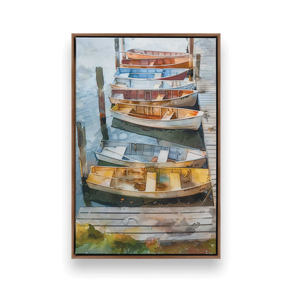 [Color:Walnut], Picture of art in a Walnut frame