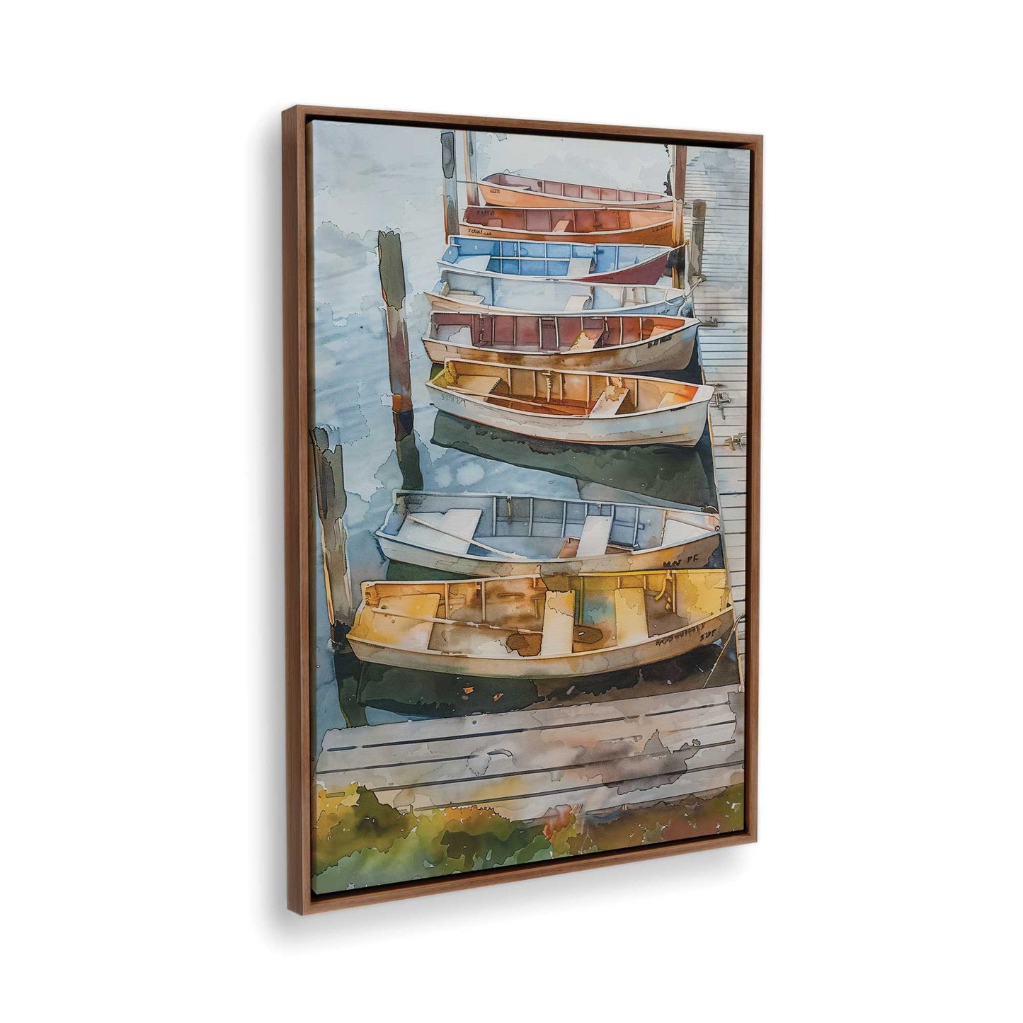 [Color:Walnut], Picture of the corner of the art