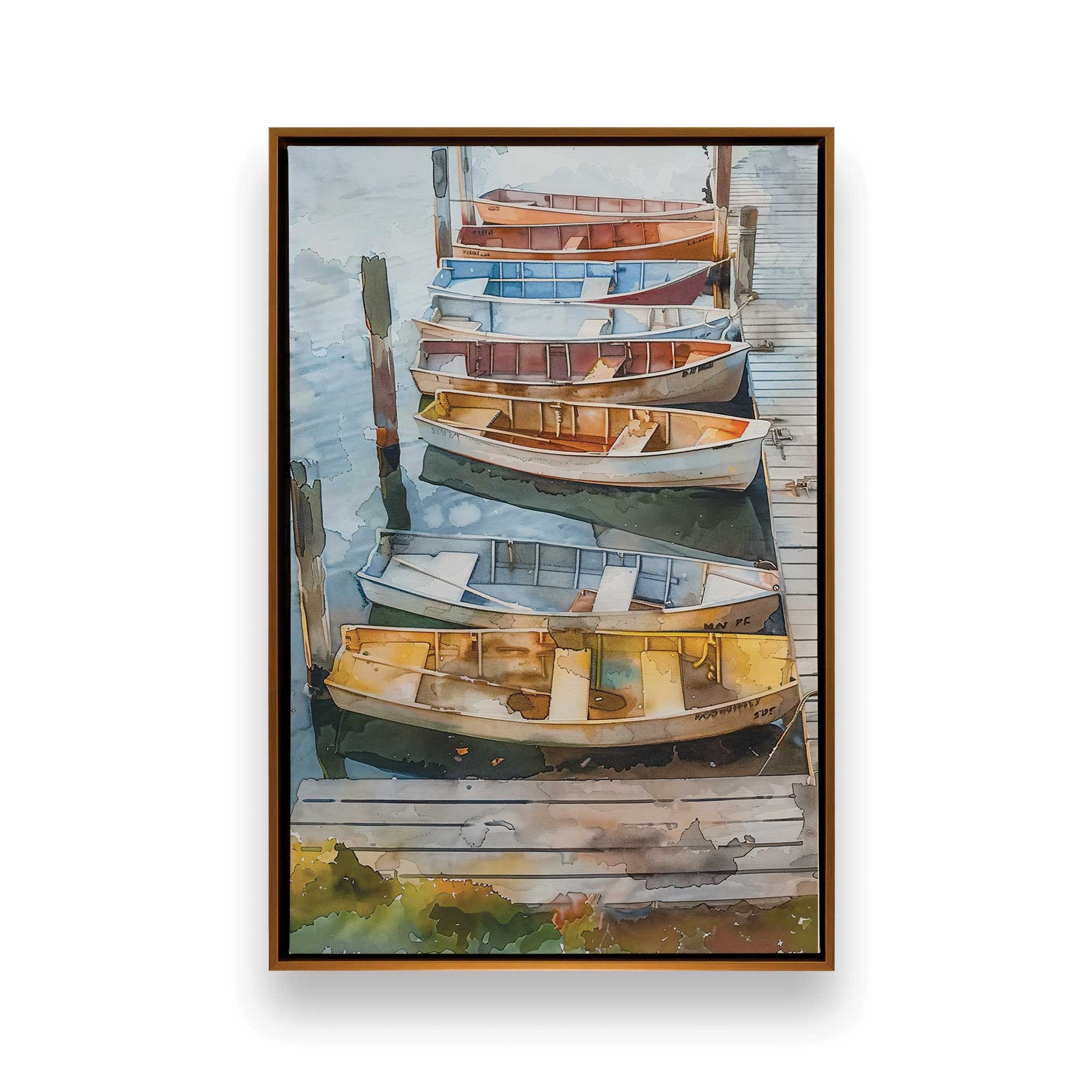 [Color:Polished Gold], Picture of art in a Polished Gold frame