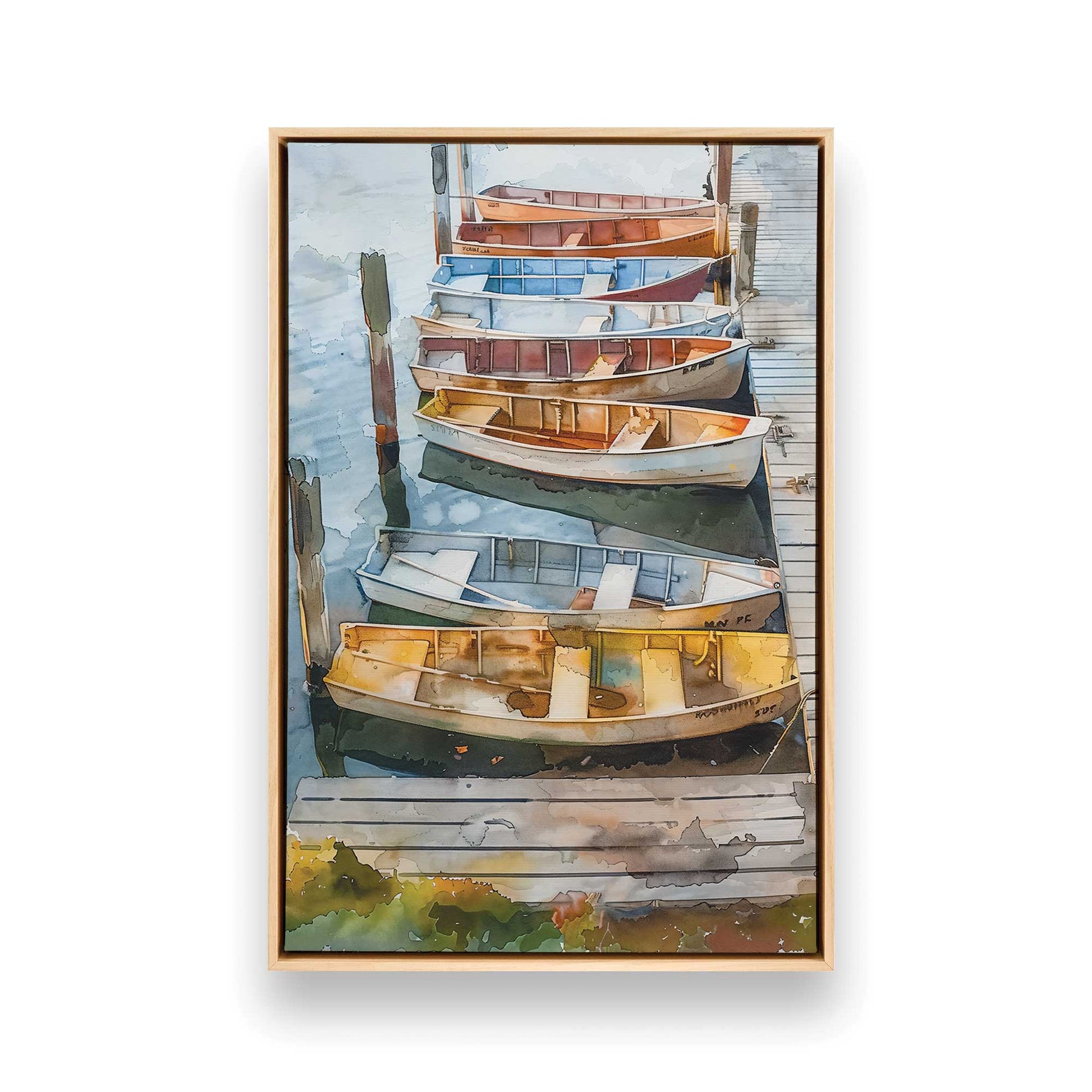 [Color:American Maple], Picture of art in a American Maple frame