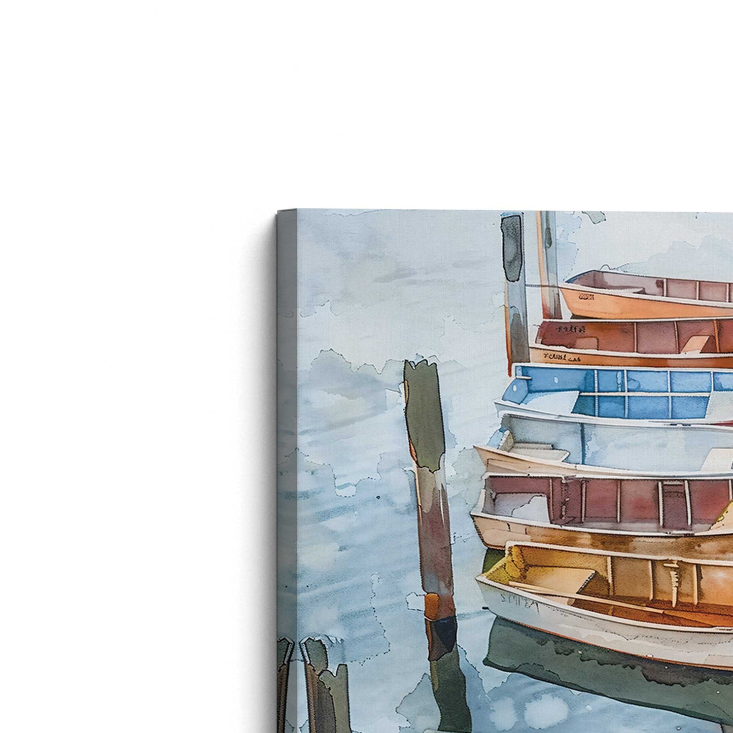 [Color:Stretched Canvas], Picture of the corner of the art