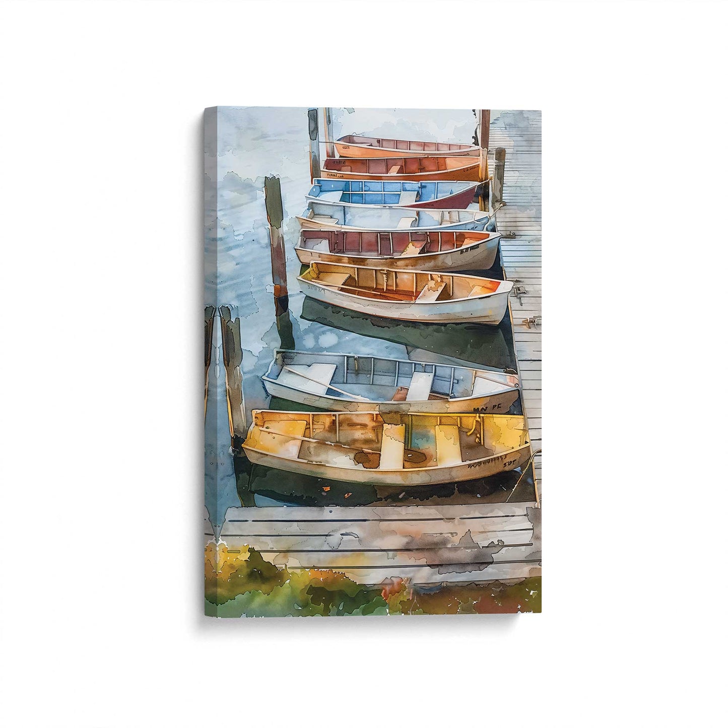 [Color:Stretched Canvas], Picture of art at an angle