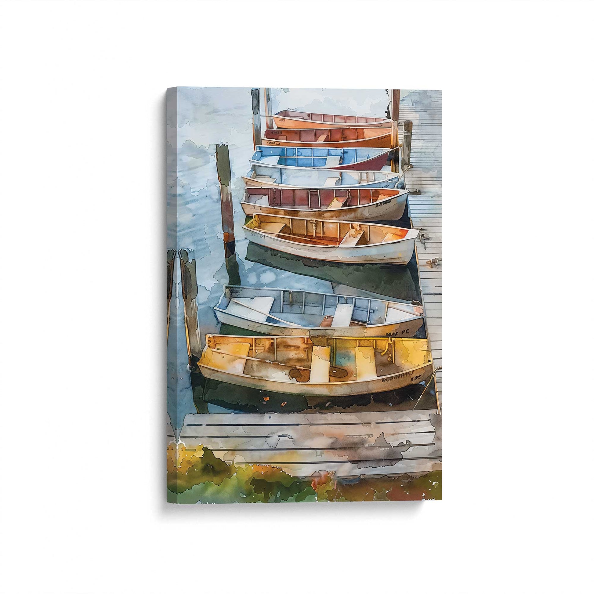 [Color:Stretched Canvas], Picture of art at an angle