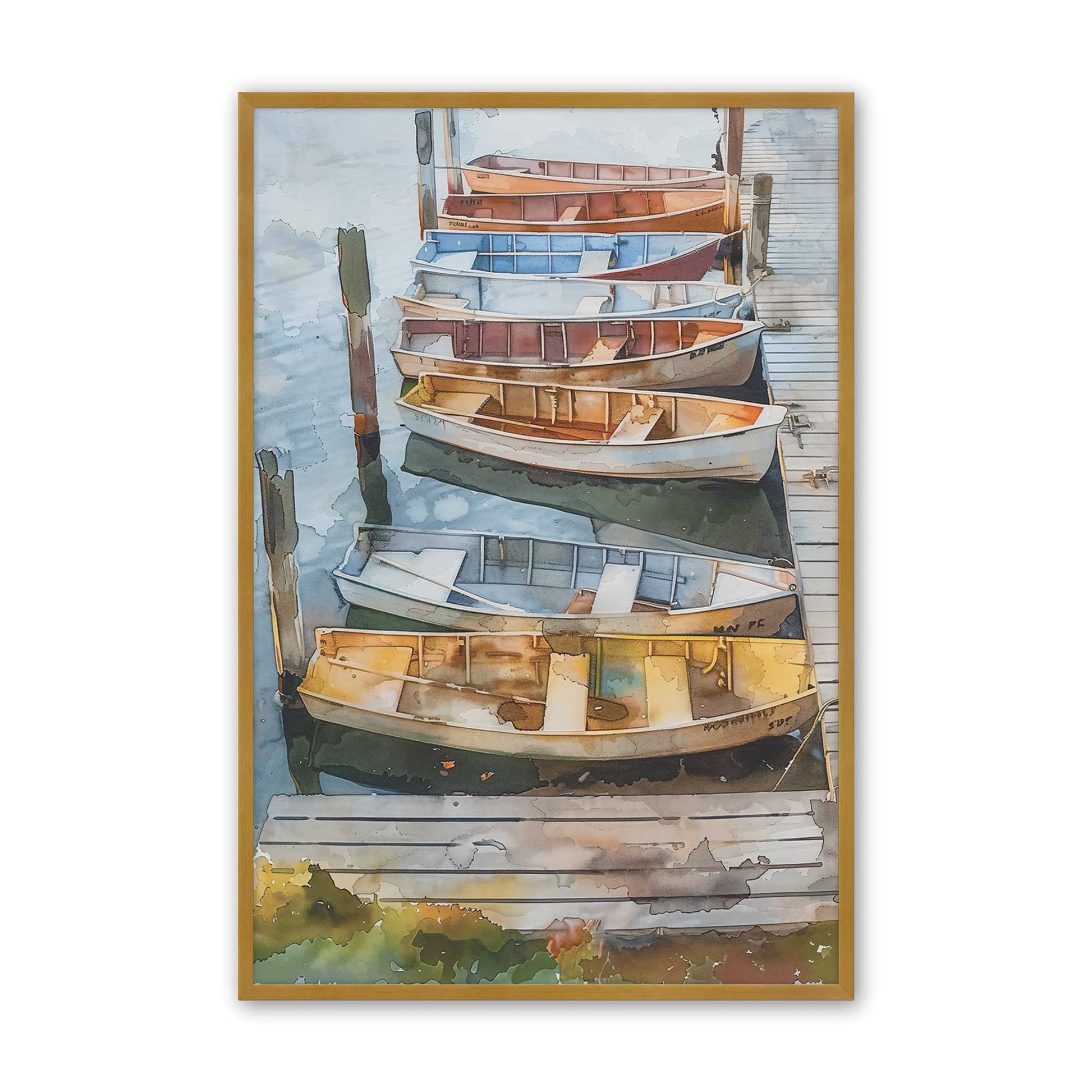 [Color:Polished Gold], Picture of art in a Polished Gold frame