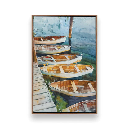 [Color:Walnut], Picture of art in a Walnut frame