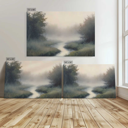 [Color:Stretched Canvas], Image showing the size comparisons