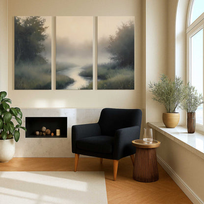 [Color:Stretched Canvas], Picture of art in a room