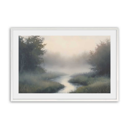 [Color:Opaque White], Picture of art in a Opaque White frame