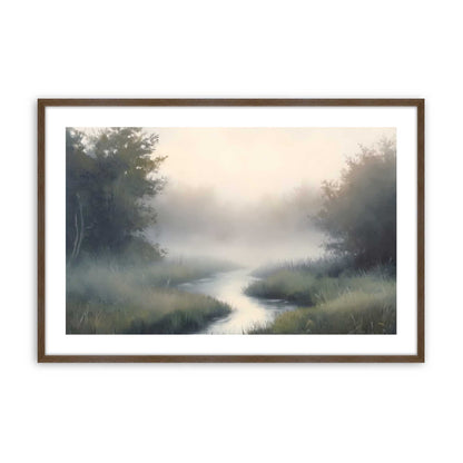 [Color:Walnut], Picture of art in a Walnut frame