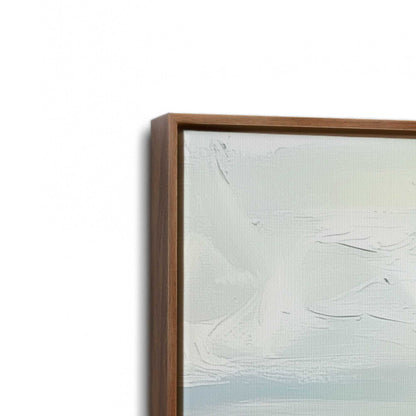 [Color:Walnut], Picture of art in a Walnut frame at an angle