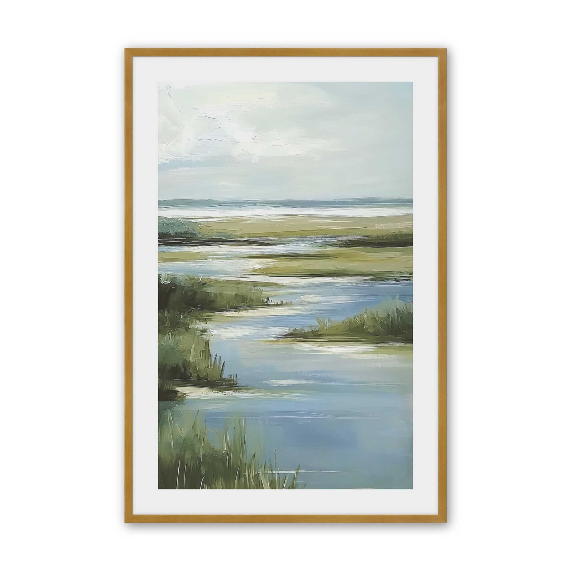 [Color:Polished Gold], Picture of art in a Polished Gold frame