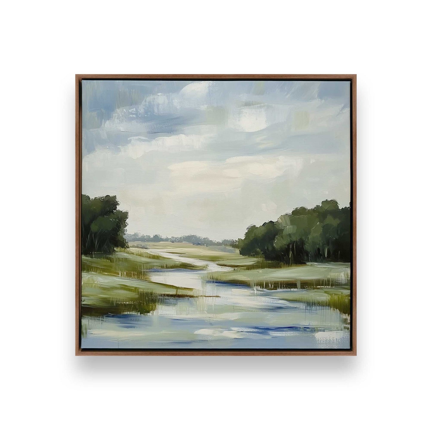 [Color:Walnut], Picture of art in a Walnut frame