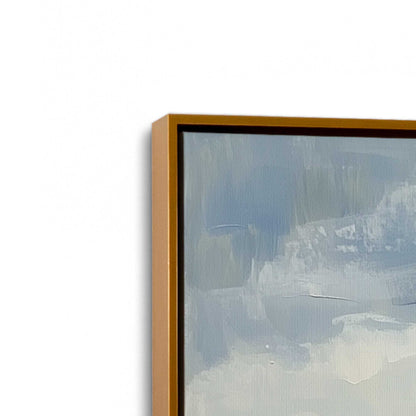 [Color:Polished Gold], Picture of art in a Polished Gold frame at an angle