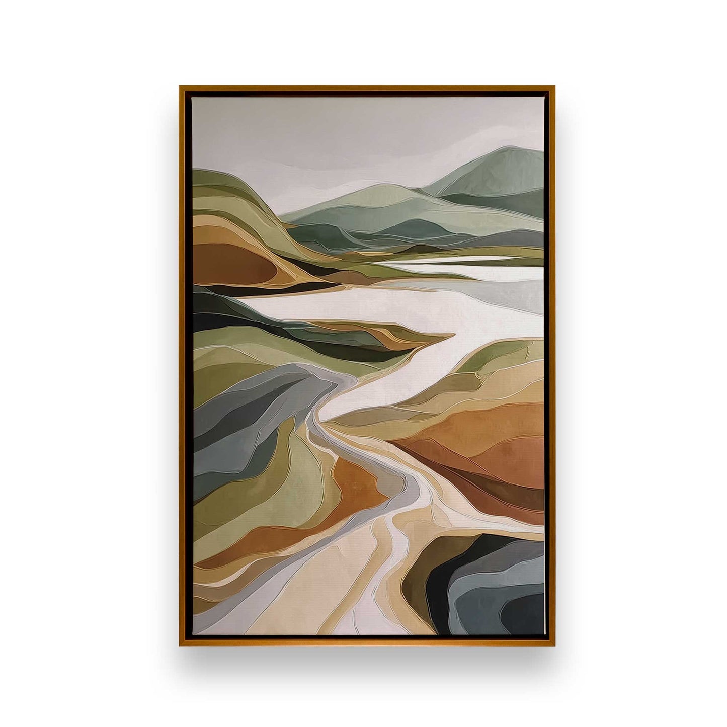 [Color:Polished Gold], Picture of art in a Polished Gold frame