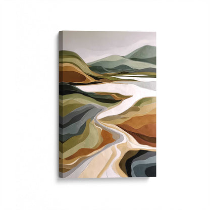 [Color:Stretched Canvas], Picture of art at an angle