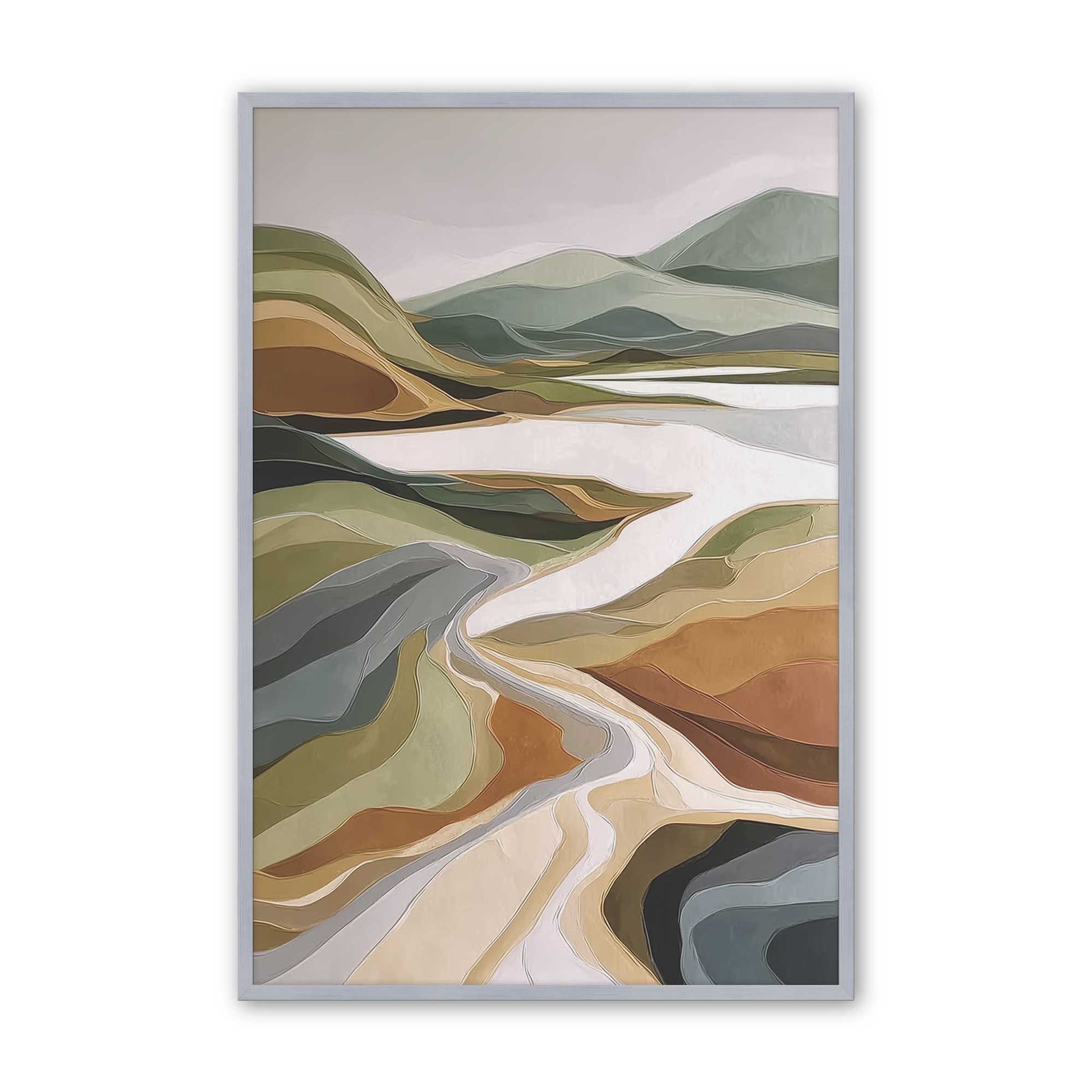 [Color:Polished Chrome], Picture of art in a Polished Chrome frame