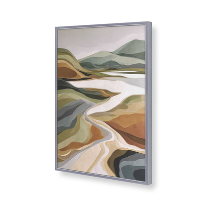 [Color:Polished Chrome], Picture of art in a Polished Chrome frame of the corner