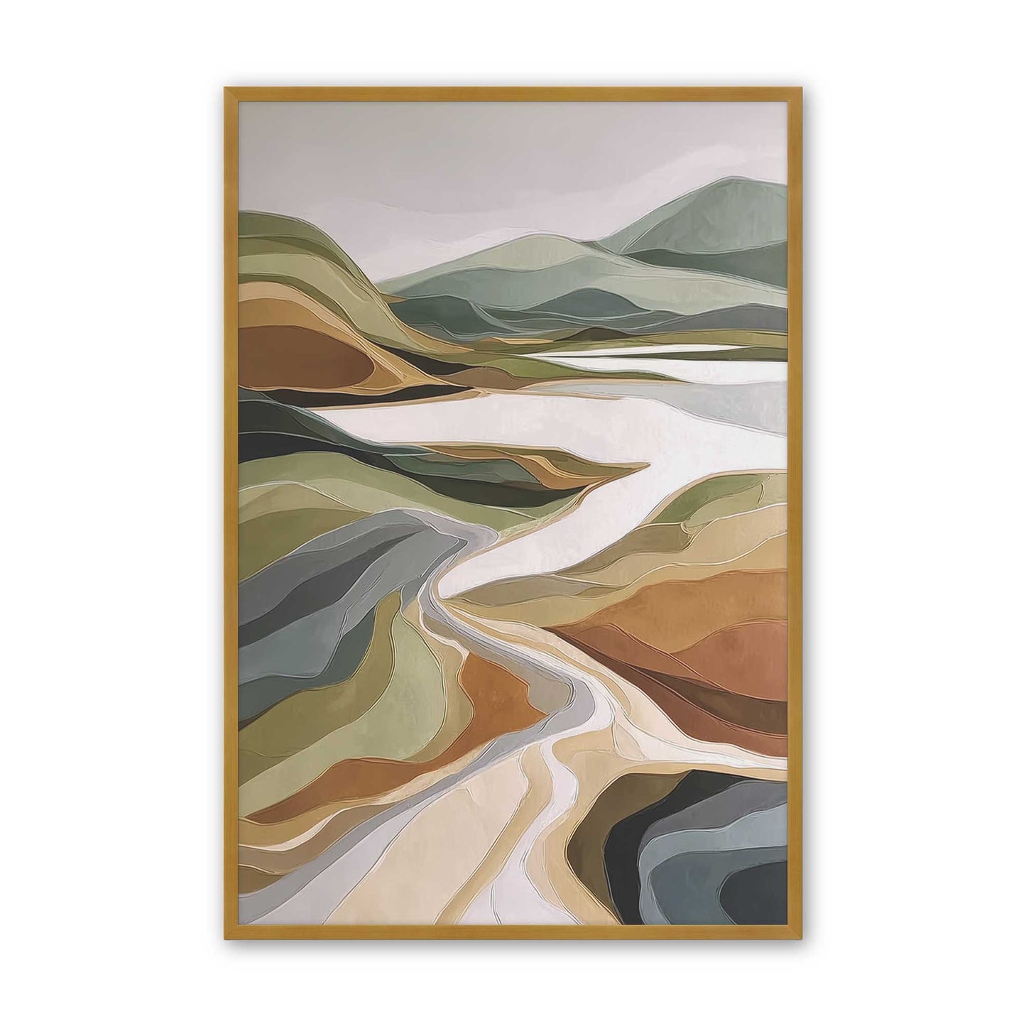 [Color:Polished Gold], Picture of art in a Polished Gold frame