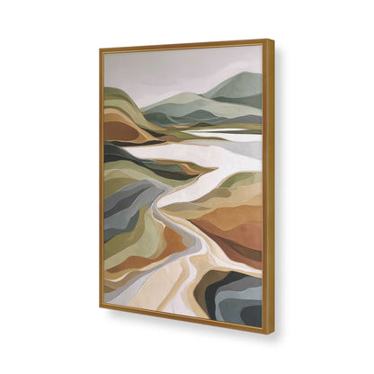 [Color:Polished Gold], Picture of art in a Polished Gold frame of the corner