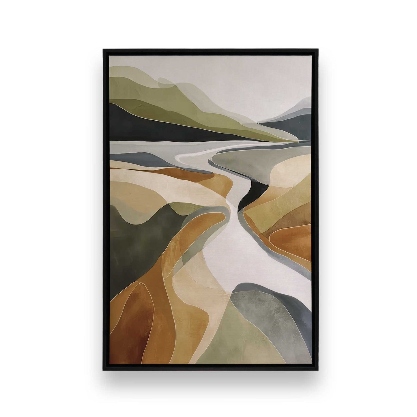 [Color:Satin Black], Picture of art in a Satin Black frame