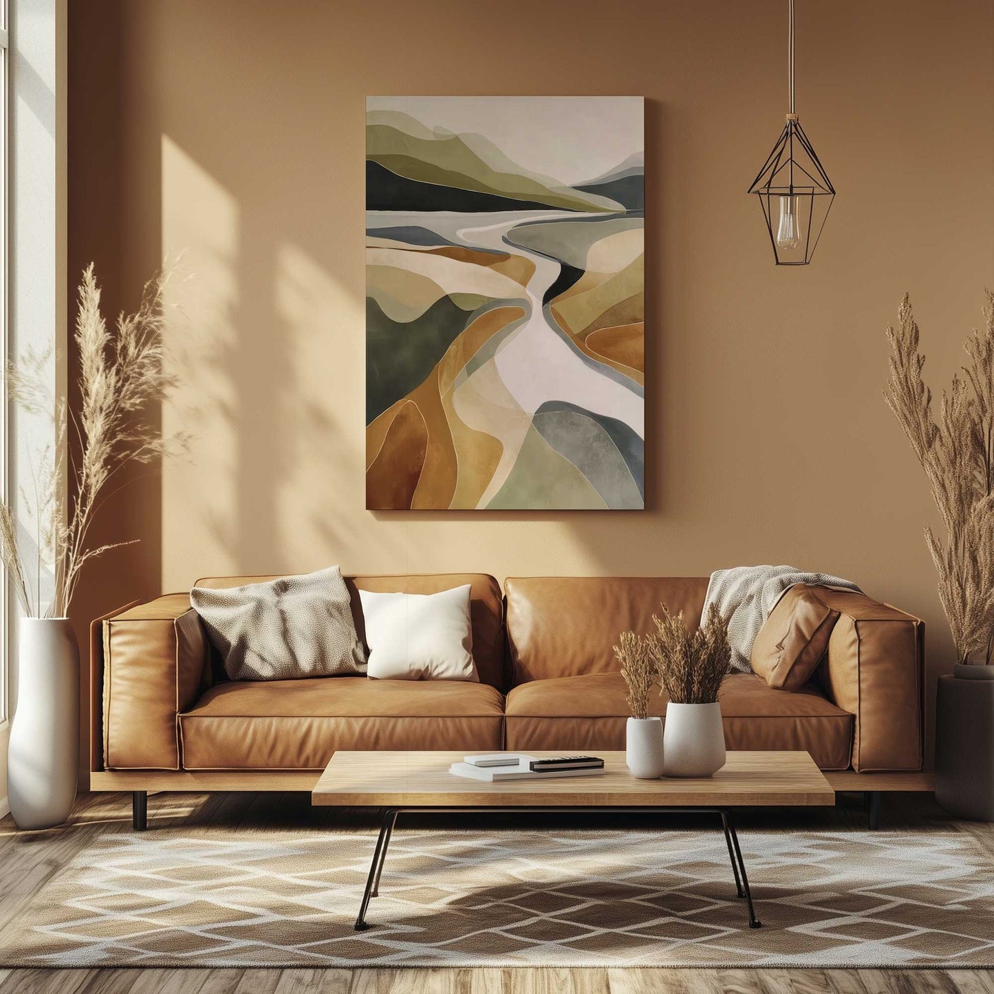 Picture of art in a room