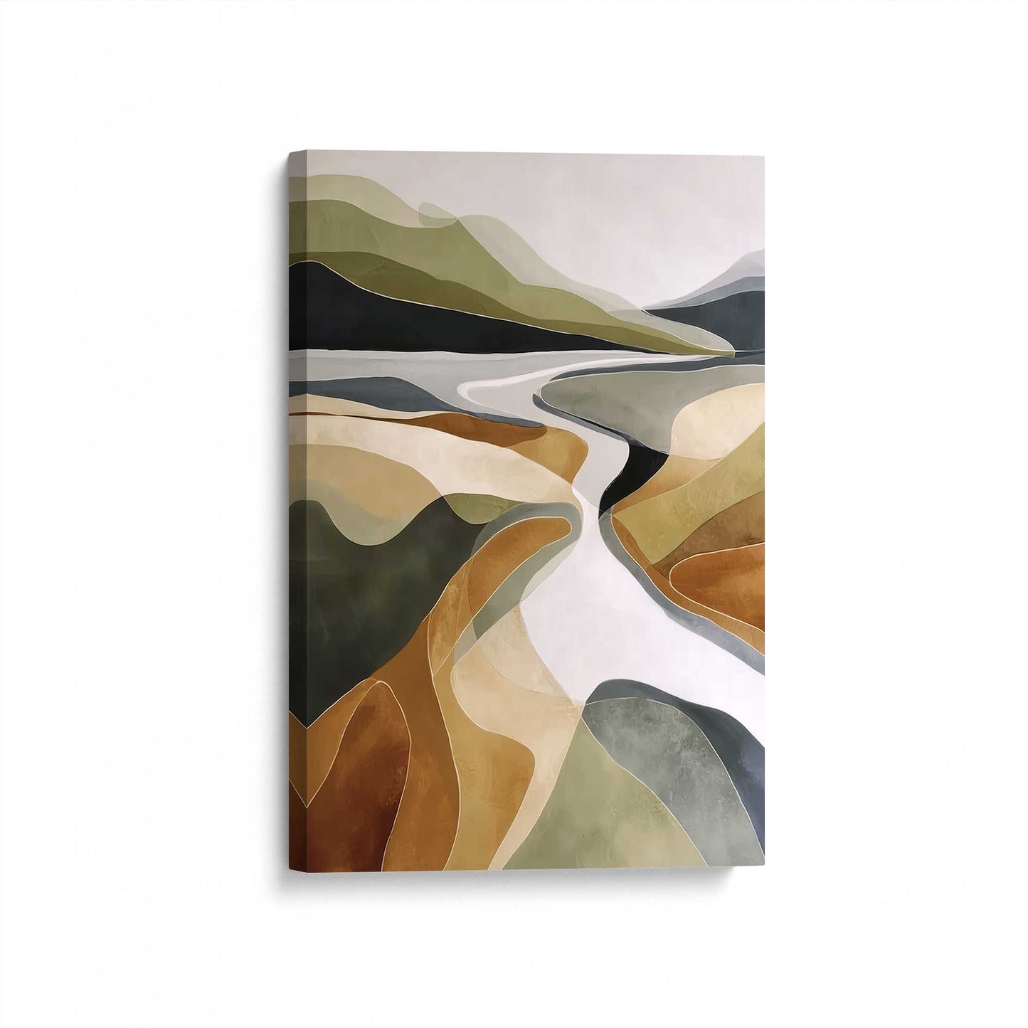 [Color:Stretched Canvas], Picture of art at an angle