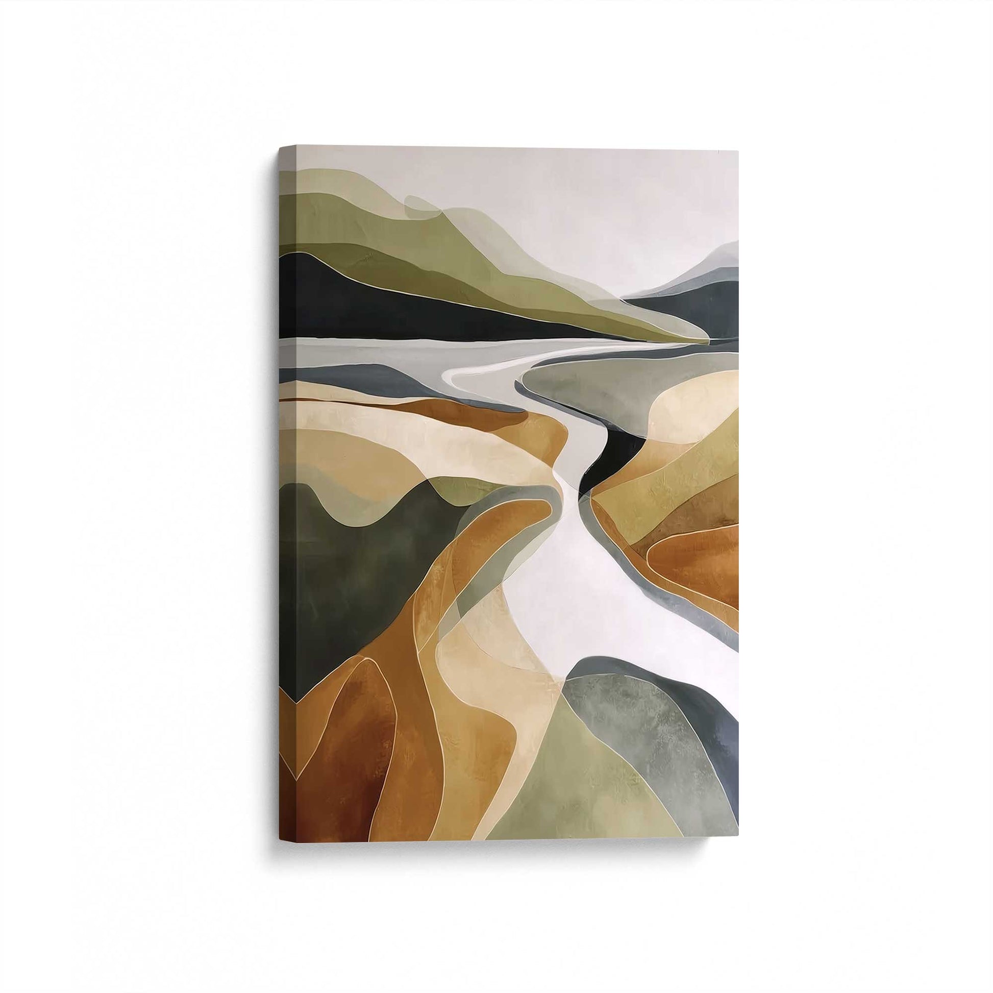 [Color:Stretched Canvas], Picture of art at an angle