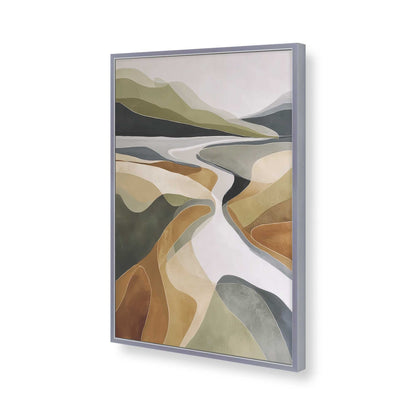 [Color:Polished Chrome], Picture of art in a Polished Chrome frame of the corner