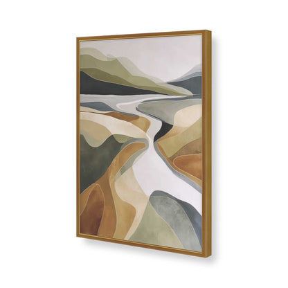 [Color:Polished Gold], Picture of art in a Polished Gold frame of the corner