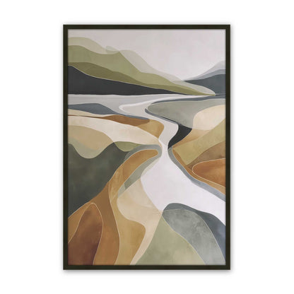 [Color:Satin Black], Picture of art in a Satin Black frame