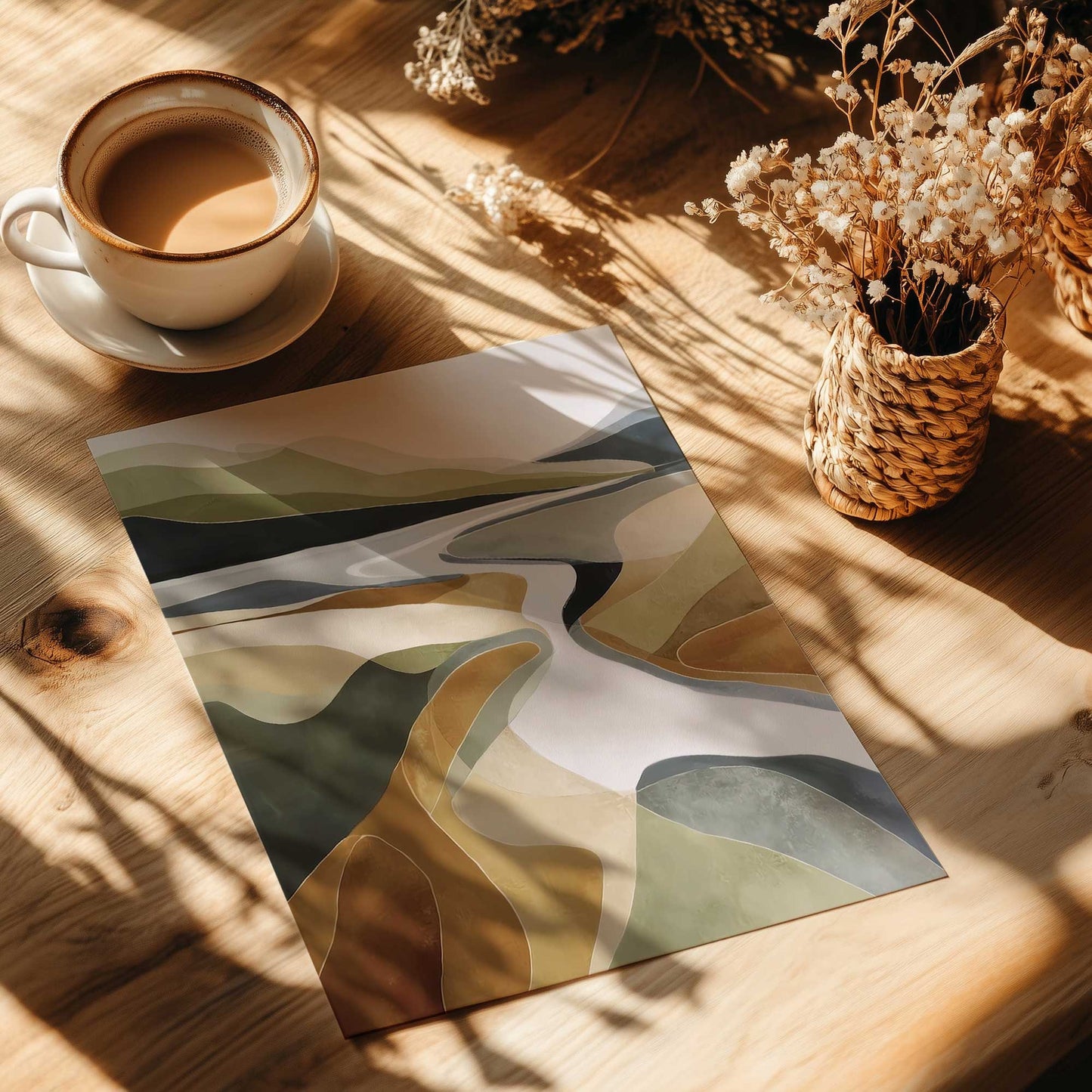 [Color:Rolled Print], Picture of close up of art