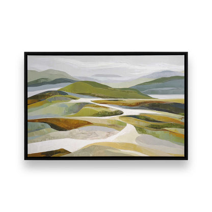 [Color:Satin Black], Picture of art in a Satin Black frame