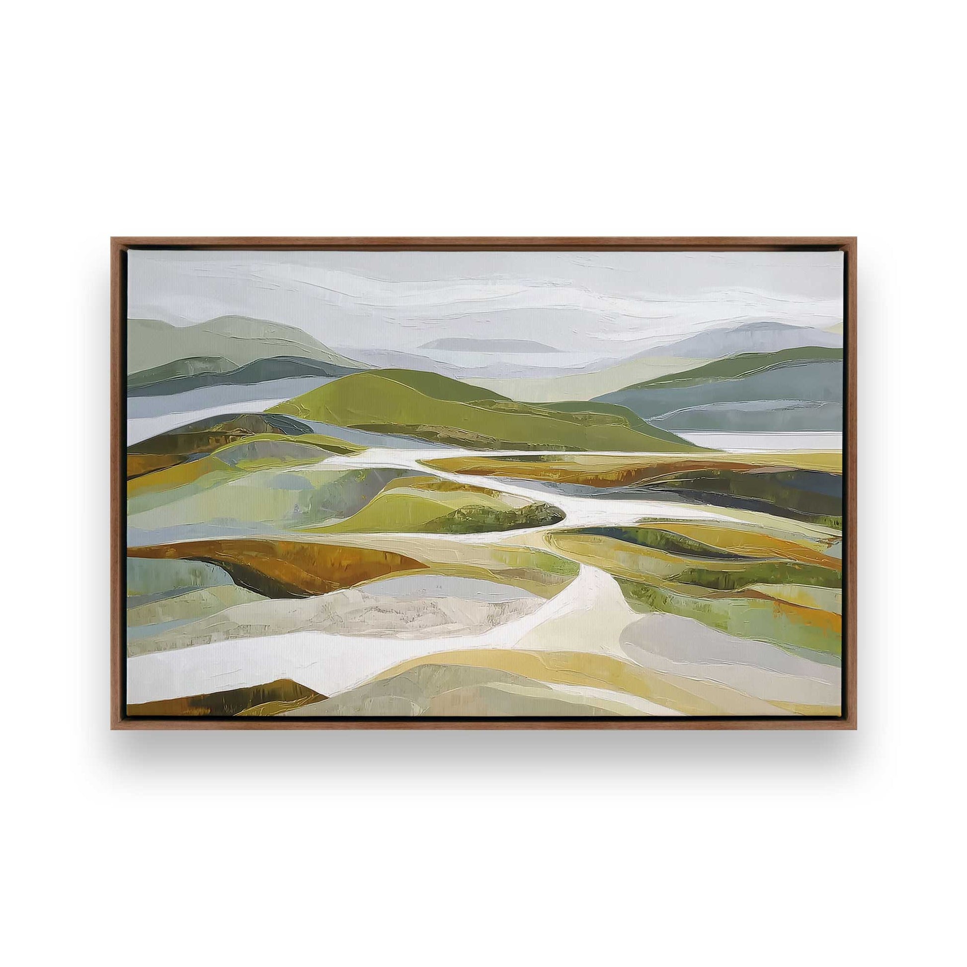 [Color:Walnut], Picture of art in a Walnut frame