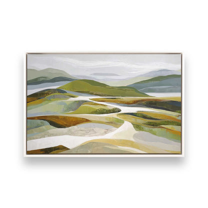[Color:Opaque White], Picture of art in a White frame