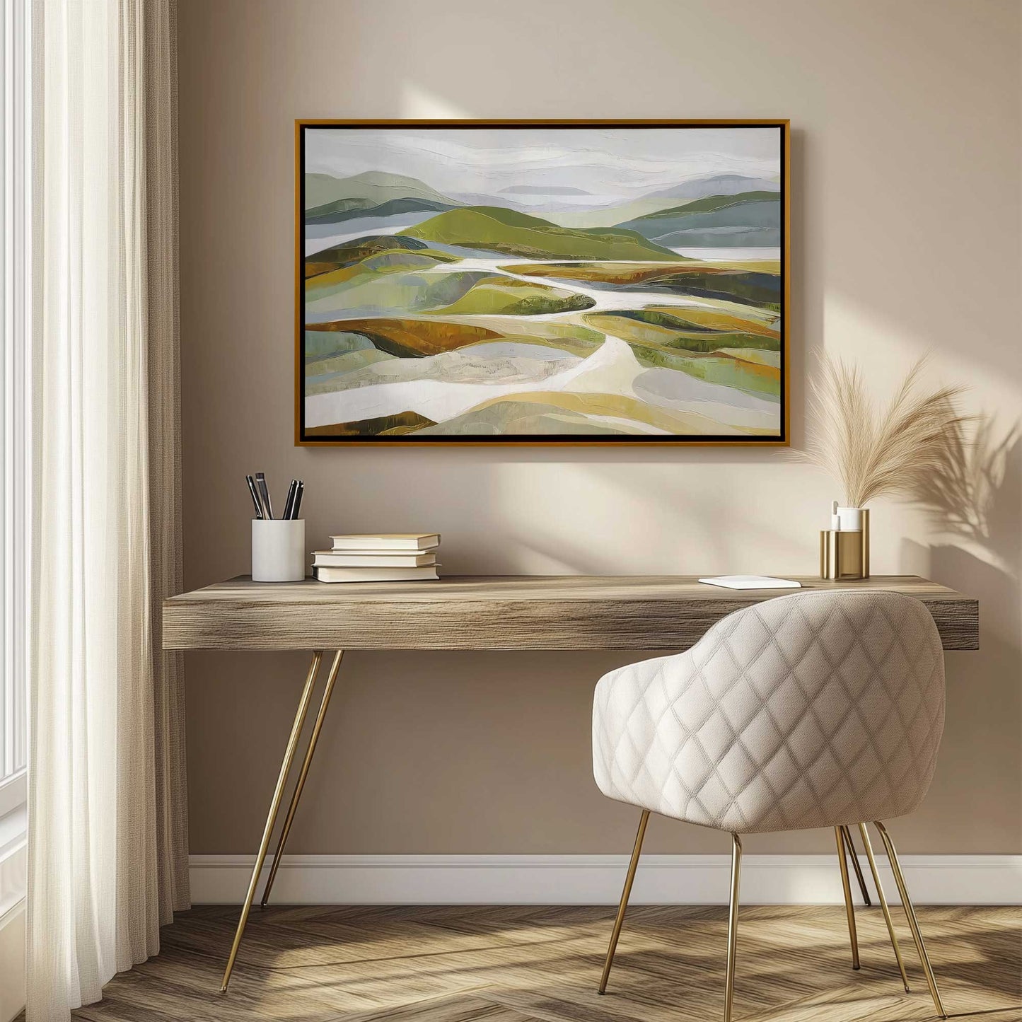 Picture of art in a room