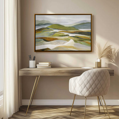 Picture of art in a room