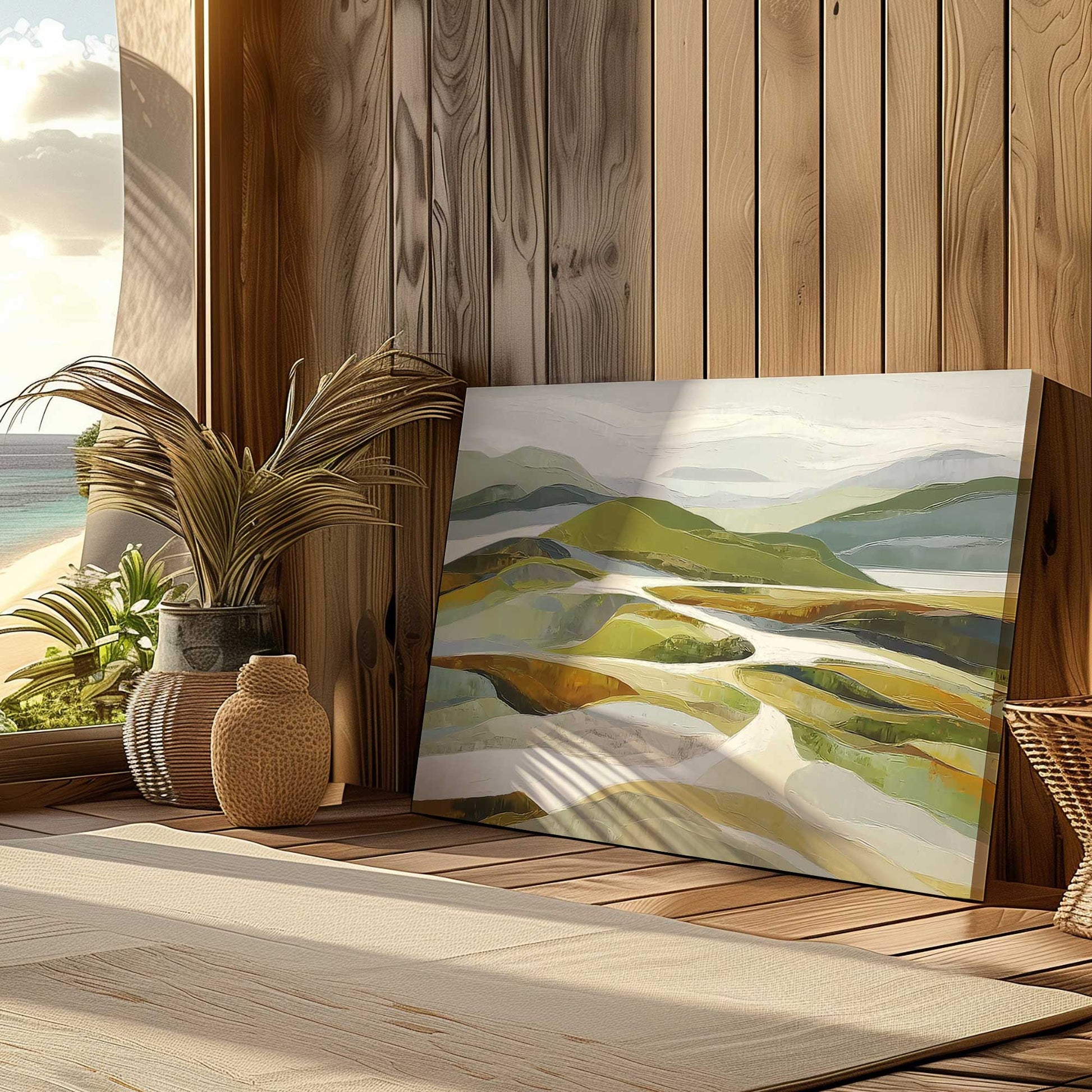 Picture of art in a room