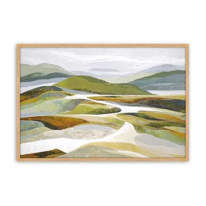 [Color:American Maple], Picture of art in a American Maple frame