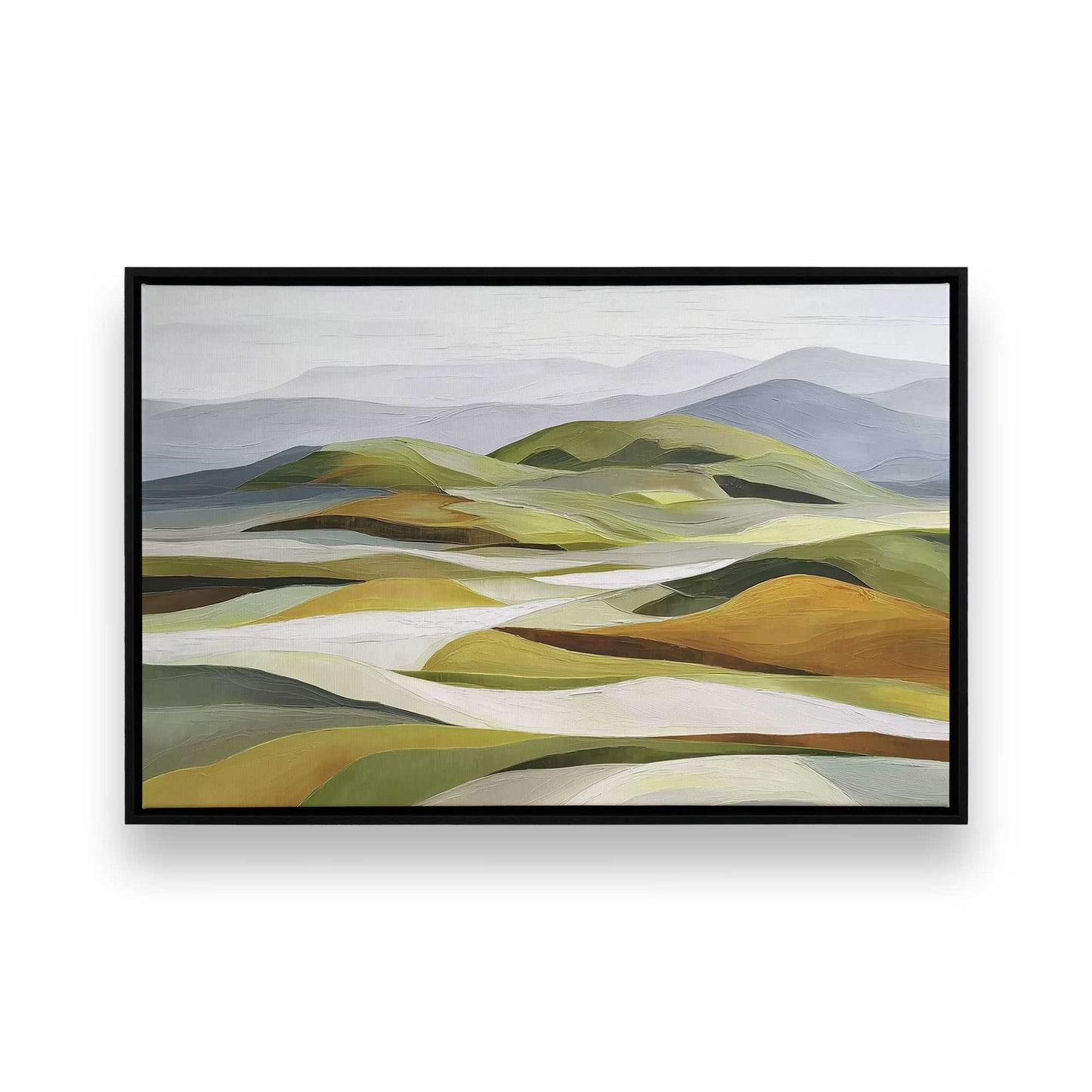 [Color:Satin Black], Picture of art in a Satin Black frame