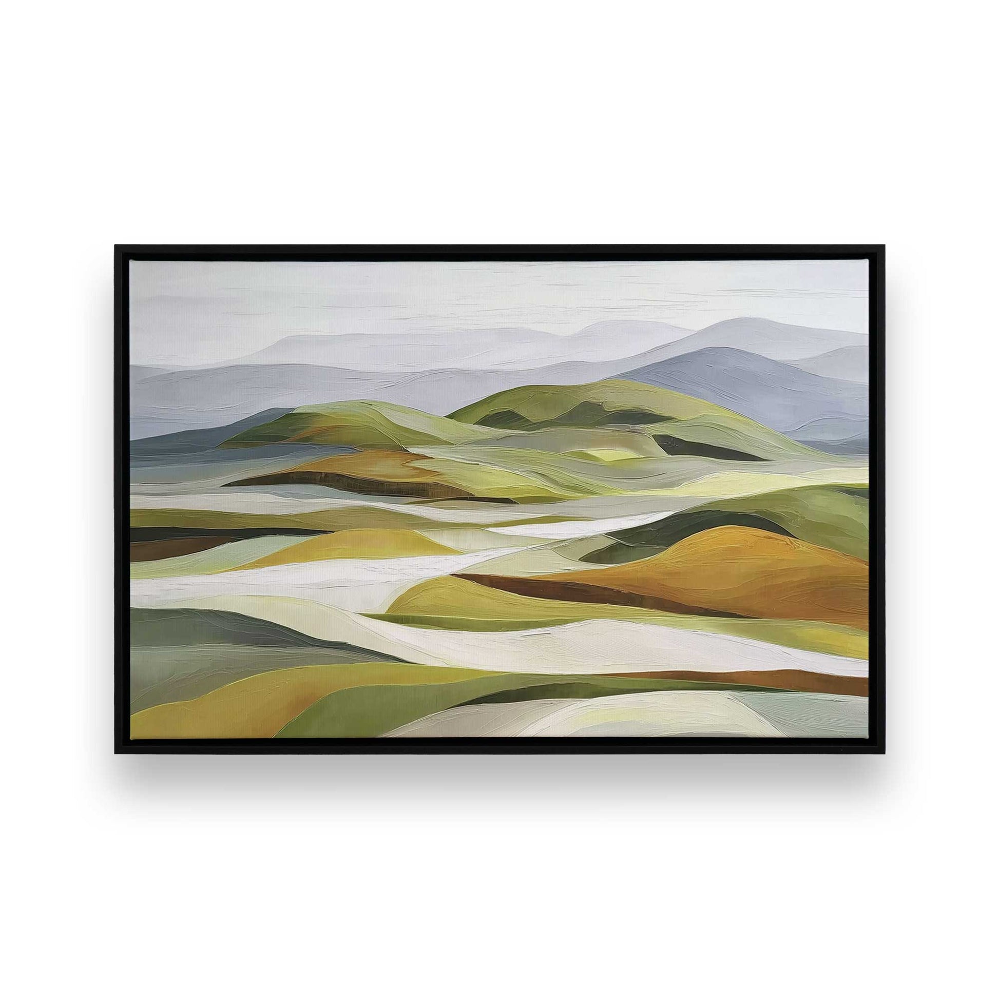 [Color:Satin Black], Picture of art in a Satin Black frame