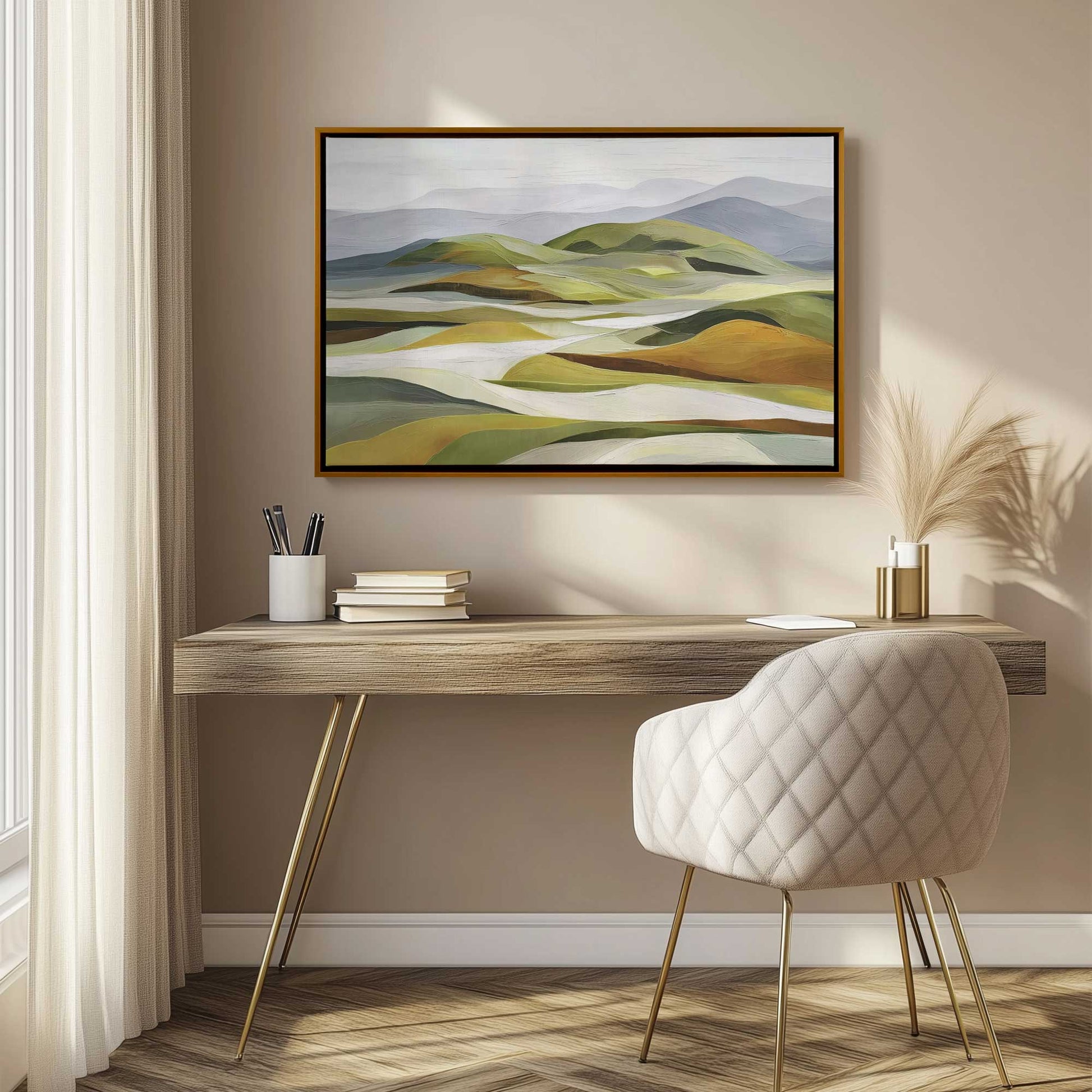 Picture of art in a room