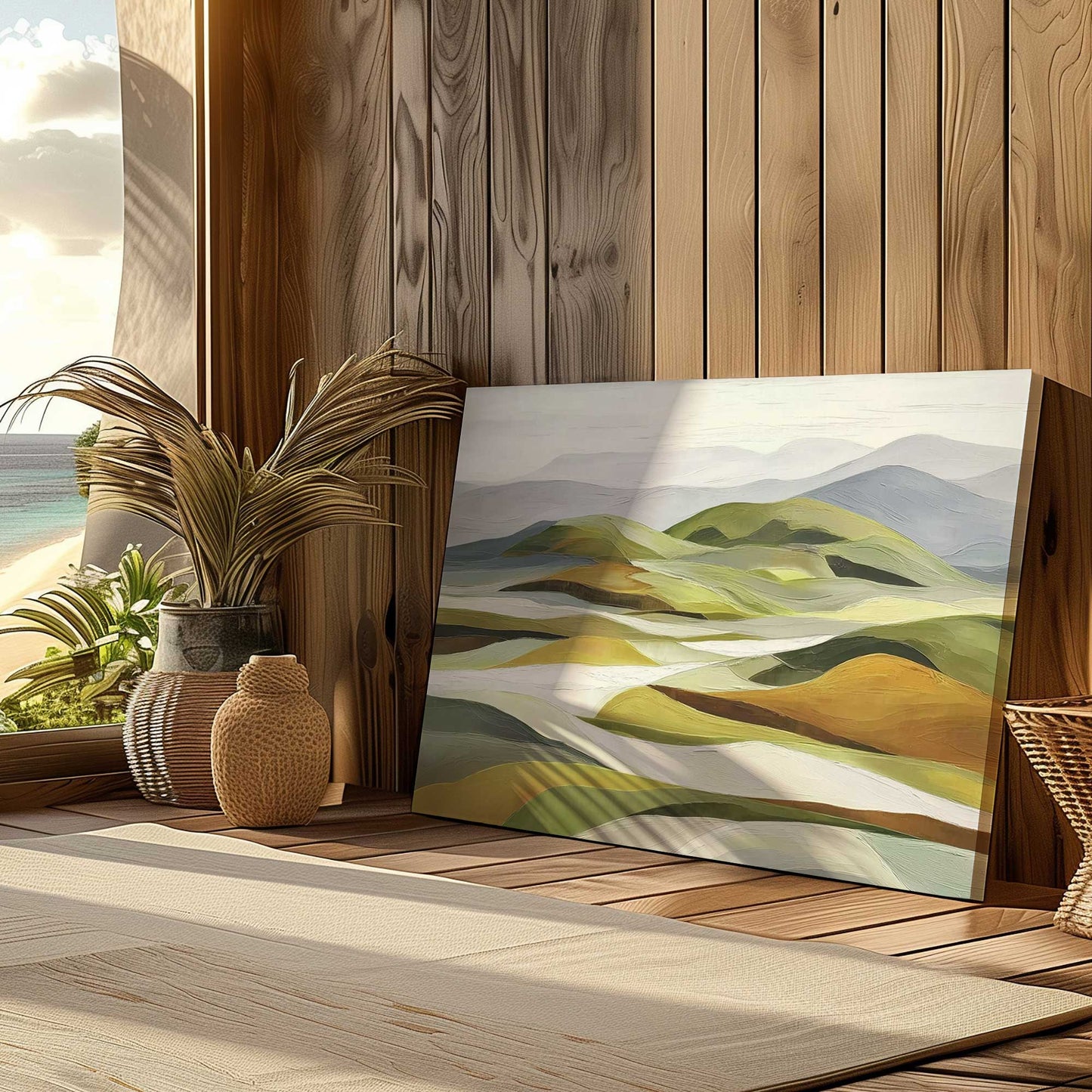 Picture of art in a room